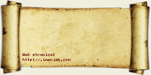 Isak Trifunović vizit kartica